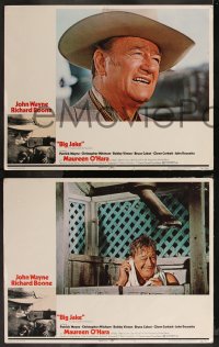 9c0040 BIG JAKE 8 LCs 1971 great close-ups of John Wayne, Richard Boone!