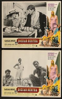 9c0045 BOXCAR BERTHA 8 LCs 1972 Martin Scorsese, Barbara Hershey, David Carradine, Bernie Casey!