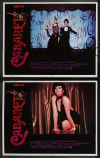 9c0047 CABARET 8 LCs 1972 Liza Minnelli in Nazi Germany, directed by Bob Fosse, Joseph Caroff art!