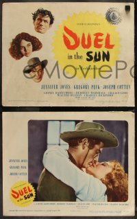 9c0059 DUEL IN THE SUN 8 LCs 1947 great images of Gish, Jennifer Jones, Gregory Peck, Joseph Cotten!