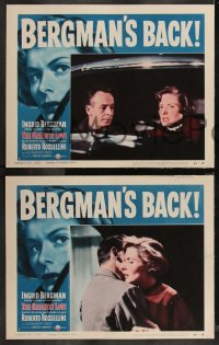 9c0064 EUROPA '51 8 LCs 1954 Ingrid Bergman's back, Roberto Rossellini's The Greatest Love!
