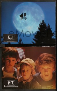 9d0040 E.T. THE EXTRA TERRESTRIAL 12 French LCs 1982 Drew Barrymore, Spielberg sci-fi classic!