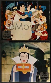 9d0062 SNOW WHITE & THE SEVEN DWARFS 9 style A French LCs R1973 Disney cartoon fantasy classic!