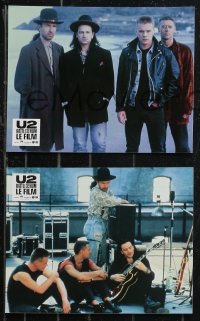 9d0045 U2 RATTLE & HUM 12 French LCs 1988 Irish rockers Bono, The Edge, Larry Mullen Jr!