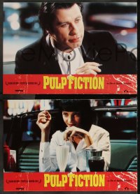 9d0031 PULP FICTION 12 Spanish LCs 1994 Quentin Tarantino, Bruce Willis, Harvey Keitel, Roth!