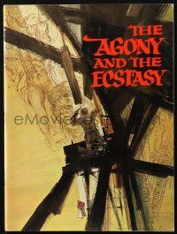9g1231 AGONY & THE ECSTASY souvenir program book 1965 Charlton Heston & Rex Harrison, Carol Reed!
