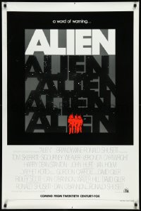 9k0613 ALIEN teaser 1sh 1979 Ridley Scott classic, a word of warning, rare & very different image!