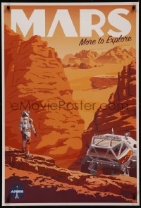 9k0234 MARTIAN set of 3 27x40 special posters 2015 Damon, IMAX, different artwork by Steve Thomas!