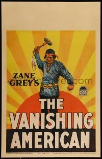 9k0042 VANISHING AMERICAN WC 1925 Zane Grey, art of Native American Indian Richard Dix, ultra rare!