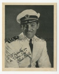 9p0039 CHINA SEAS herald 1935 great portrait of Clark Gable in uniform, but no Jean Harlow, rare!