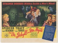9p0069 DR. JEKYLL & MR. HYDE herald 1941 Spencer Tracy, Ingrid Bergman, Lana Turner, ultra rare!