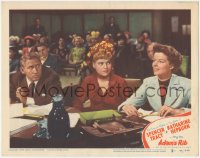 9p1006 ADAM'S RIB LC #2 1949 husband & wife Spencer Tracy & Katharine Hepburn are lawyers in court!
