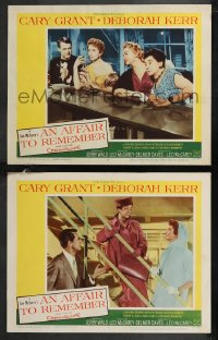 9p1427 AFFAIR TO REMEMBER 2 LCs 1957 Cary Grant & Deborah Kerr, Leo McCarey classic!