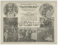 9p0048 FLYING ACE herald 1926 cool all-black aviation, the greatest airplane thriller ever produced!