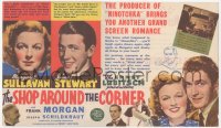 9p0057 SHOP AROUND THE CORNER herald 1940 James Stewart, Margaret Sullavan, Lubitsch, Raphaelson, rare