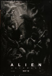 9r1039 ALIEN COVENANT style C teaser DS 1sh 2017 Ridley Scott, Fassbender, incredible sci-fi image!