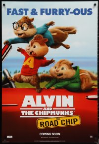 9r1040 ALVIN & THE CHIPMUNKS: THE ROAD CHIP style E int'l advance DS 1sh 2015 Alvin, Simon and Theodore!