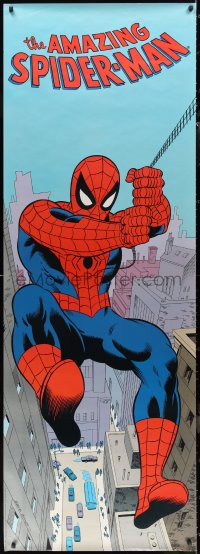9r0064 SPIDER-MAN 26x74 commercial poster 1987 cool artwork of comic book superhero, Spidey!