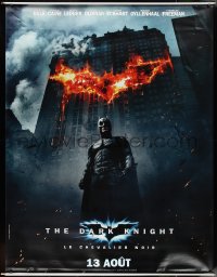 9r0013 DARK KNIGHT 3 DS French vinyl banners 2008 Christian Bale as Batman, Ledger as Joker!