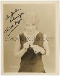 9s0909 ANITA PAGE signed 8x10 still 1930s great portriat of the sexy blonde MGM actress!