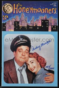 9s0590 AUDREY MEADOWS signed 1437/5000 comic book #1 1986 The Honeymooners with Jackie Gleason!