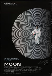 9s0276 MOON signed 1sh 2009 by director Duncan Jones, great image of lonely astronaut Sam Rockwell!