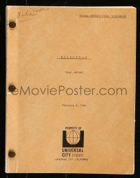 9s0031 BLINDFOLD second revised final draft script February 4, 1965, screenplay by Dunne & Menger!