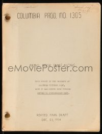 9s0004 BRING YOUR SMILE ALONG revised final draft script Dec 23, 1954, Lucy Marlow's personal copy!