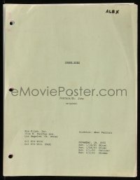 9s0061 DANGEROUS GAME revised draft script Nov 18, 1992, screenplay by Nicholas St. John, Snake Eyes!