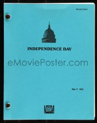 9s0120 INDEPENDENCE DAY revised second draft script May 11, 1995, screenplay by Emmerich & Devlin!