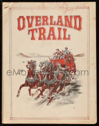 9s0008 OVERLAND TRAIL TV script March 21, 1960, Lucy Marlowe's personal copy, Baron Comes Back!