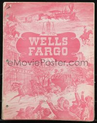 9s0011 TALES OF WELLS FARGO group of 2 TV revised draft scripts 1959-60 Lucy Marlow's personal copies!