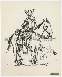 9t0821 ALICE IN WONDERLAND 8x10.25 still 1933 Gary Cooper drew production art as the White Knight!