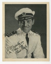 9t0065 CHINA SEAS herald 1935 great portrait of Clark Gable in Navy uniform, but no Jean Harlow!