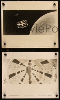 9t1059 2001: A SPACE ODYSSEY 5 8x10 stills 1968 Stanley Kubrick, in Cinerama format!