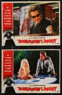 9t0063 DEATH PROOF 8 French LCs 2007 Tarantino Grindhouse, Kurt Russell, Zoe Bell, Rosario Dawson!