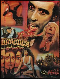 9w0037 SATANIC RITES OF DRACULA Pakistani 1978 wild images of Count Dracula & His Vampires!