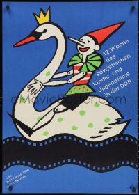 9w0030 12. WOCHE DES SOWJETISCHEN KINDER-UND JUGENDFILMS IN DER DDR 23x32 E. German poster 1990