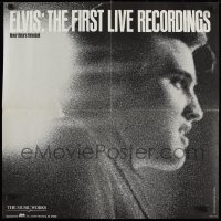 9w0080 ELVIS: THE FIRST LIVE RECORDINGS 24x24 music poster 1982 cool image of The King!