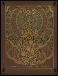 9w0006 METROPOLIS signed #125/125 19x25 art print R2010 by artist David O'Daniel, Castro Theatre!