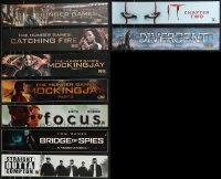 9x0067 LOT OF 16 5X25 MYLAR MARQUEES 2010s Hunger Games, Creed, Star Trek Beyond & more!
