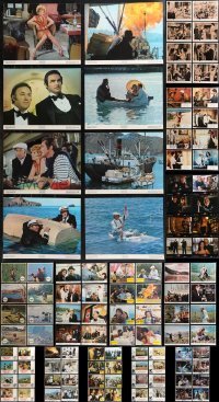 9x0363 LOT OF 103 LOBBY CARDS 1960s-1990s complete sets from a variety of different movies!