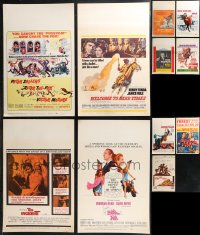 9x0018 LOT OF 15 WINDOW CARDS 1960s great images from a variety of different movies!