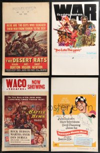 9x0022 LOT OF 11 WINDOW CARDS 1950s-1970s great images from a variety of different movies!