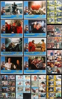 9x0364 LOT OF 102 LOBBY CARDS 1960s-1980s complete & incomplete sets from a variety of movies!