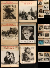 9x0004 LOT OF 22 ALGERIAN LOBBY CARDS 1950s-1960s scenes from a variety of different movies!