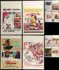 9x0020 LOT OF 13 WINDOW CARDS 1960s-1970s great images from a variety of different movies!