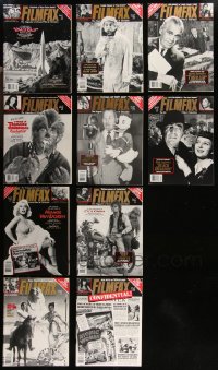 9x0572 LOT OF 10 FILMFAX BETWEEN #21-30 MAGAZINES 1990-1992 filled with horror images & articles!