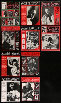 9x0569 LOT OF 10 SCARLET STREET BETWEEN #1-10 MAGAZINES 1991-1994 great horror images & articles!