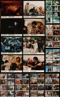 9x0767 LOT OF 104 MINI LOBBY CARDS 1970s-1980s complete sets from a variety of different movies!